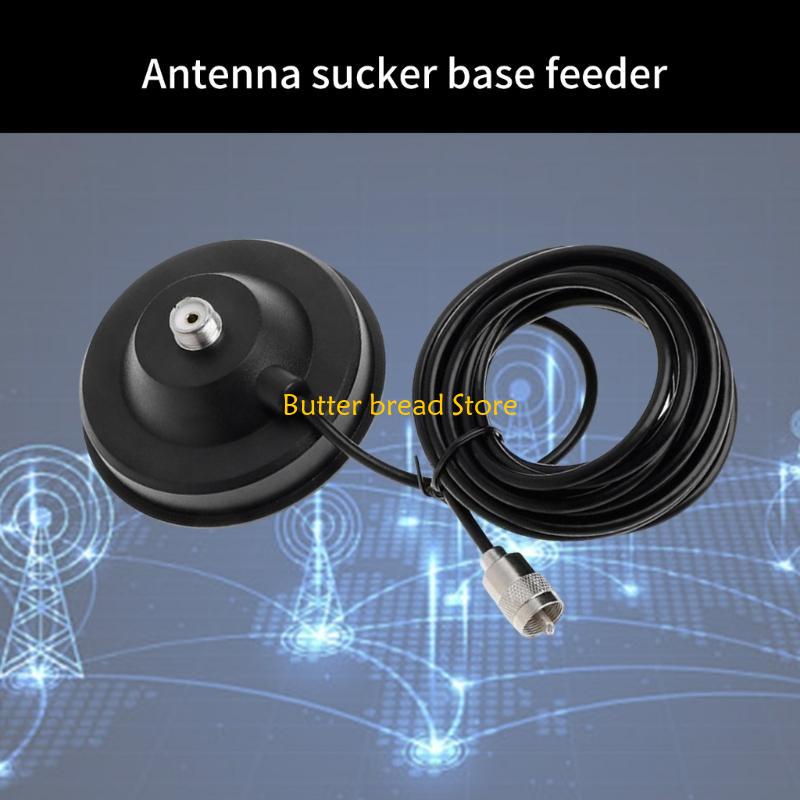 W89C 9cm Magnets & 5M Feeders Cable Walkies Talkies Accessories PL259 Antennas Base For Car Mobile Radio