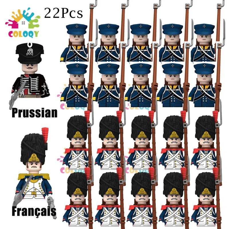 New Kids Toys Napoleonic Wars General Soldier Building Blocks Imperial Navy Mini Action Figures Toys For Kids Birthday Gifts