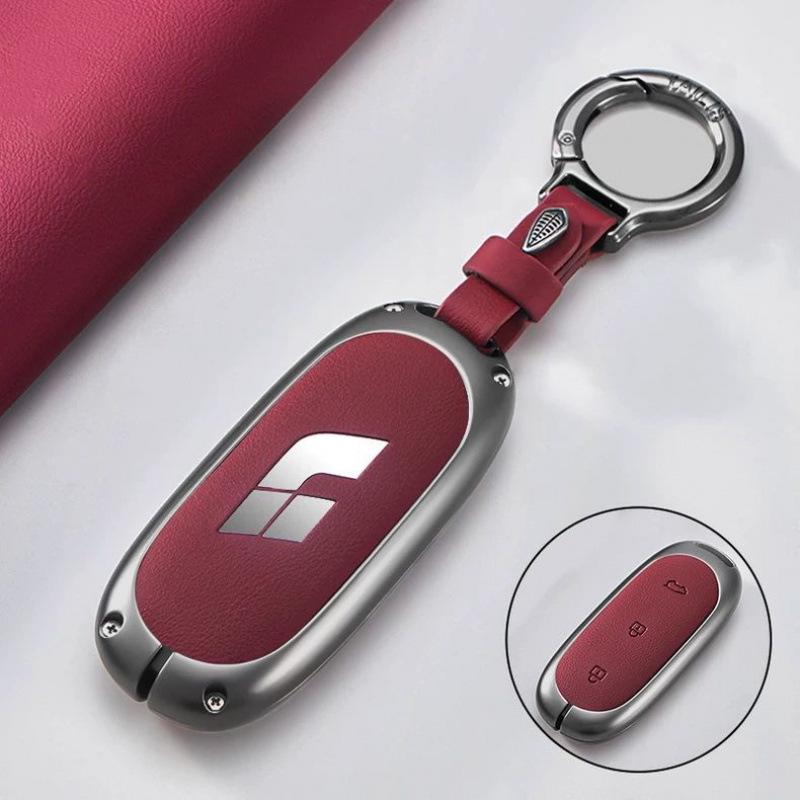 Ideal L6-L9 Key Case: Premium Full-Coverage Metal Shell for Car Accessories, Suitable for Men and Women.