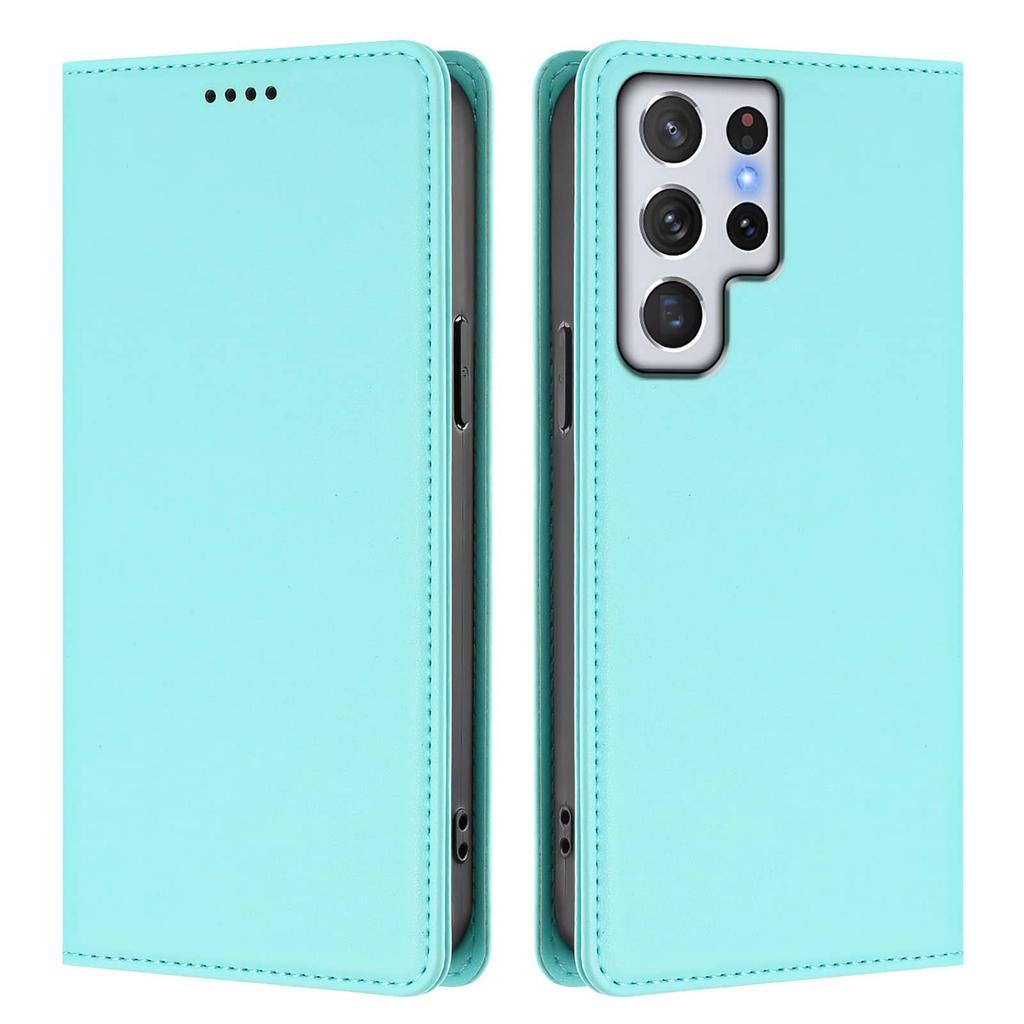 WEFOR Wallet Case für Samsung Galaxy S22 S21 S20 Ultra S10 S9 S8 Plus S7 S6 mit magnetischer Klapphülle, Kartenfächern & Ständer