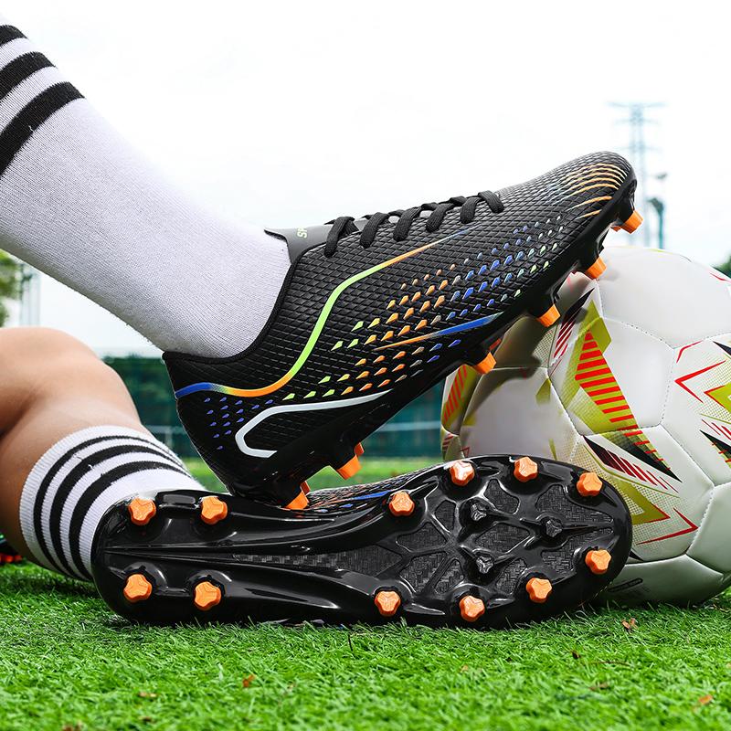 Unisex 32-46 Mens Football Shoes Training Artificial Captain Football Shoes for Kids