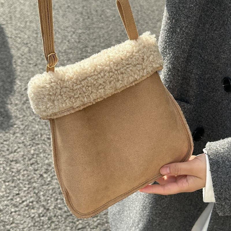 Trendy Retro Small Pu Leather Mobile Bag For Unisex Style Soft Shoulder Crossbody