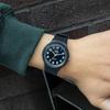 Citizen Q&Q Analog Solar Watch 10 ATM Water Resistant Lightweight Easy Read Dial Black Rubber Strap