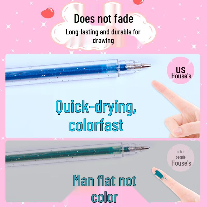 Touch Mark Glitter Gel Pen Set