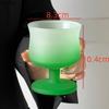 Frosted Gradient Glass Cup Red Wine Cup Goblet Juice Cups Champagne Glass Cocktail Dessert Bowl Water Cups Drinking Glasses