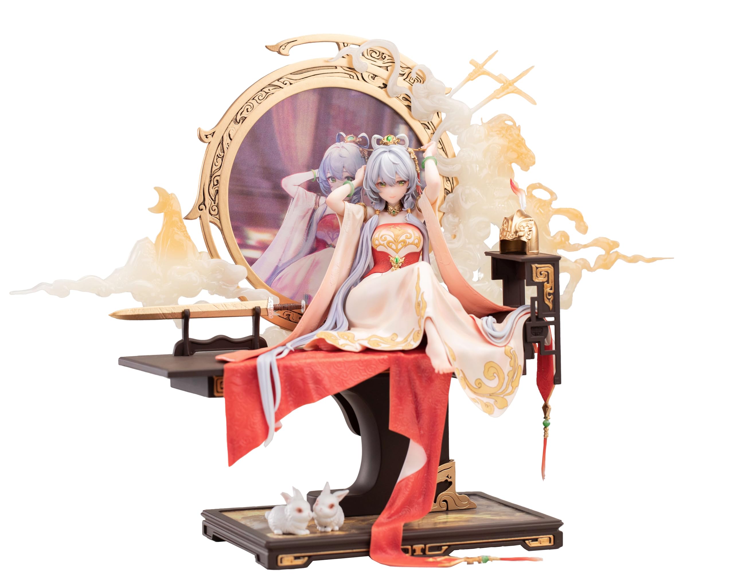Bear Panda Vsinger Luo Tianyi Mulanci Scale PVC ABS Painted Complete Figure & ver. 1/6 & чёрный