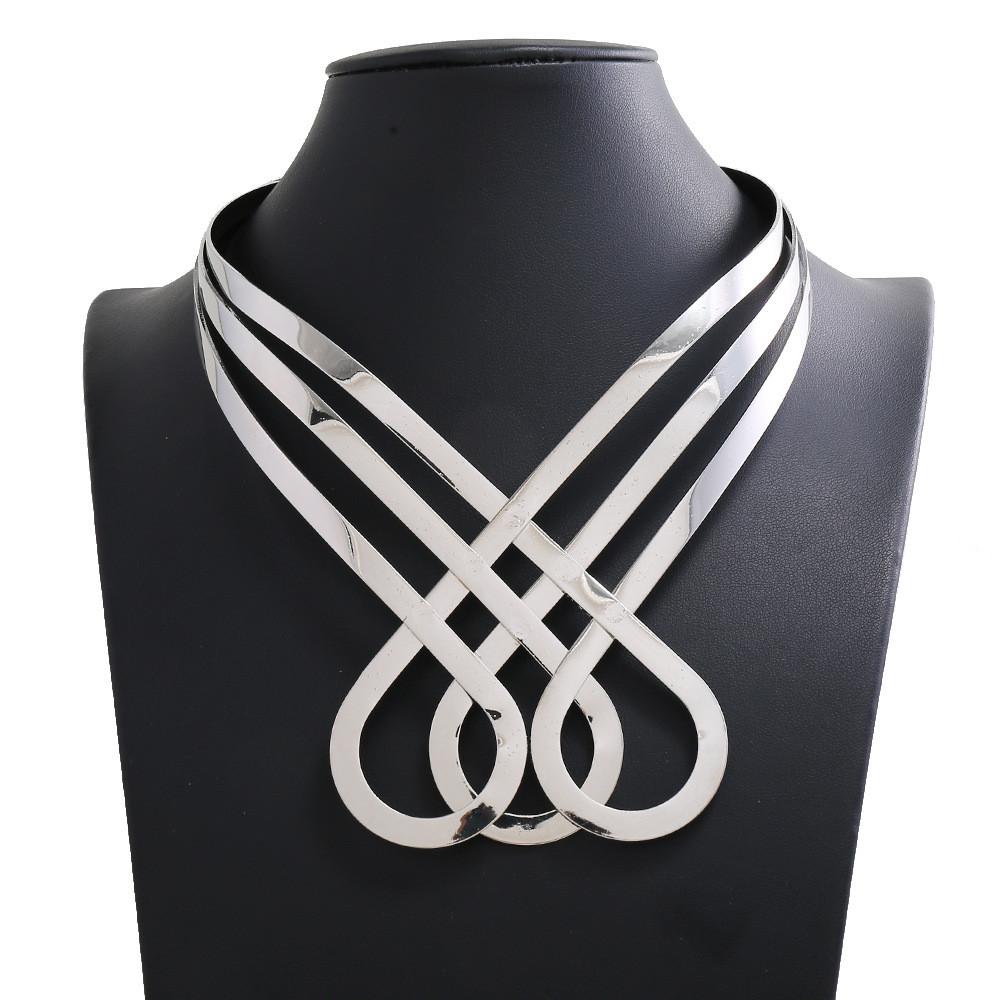 Retro Punk Metal Choker With Electroplated Finish For Streetwear And Night Out
