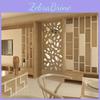 Superior 12pcs 3d Mirror Vinyl Wall Decals For Effortless Home Decoration