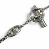 Great HERMES Necklace Chaine d'Ancre Farandole Long Silver AG925 mens Used