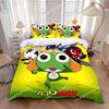 Housse de couette taie d'oreiller parure de lit Grenouille Sergent Chaude Décoration Chambre Adulte Garçon Fille Enfants Simple Double Grande Taille