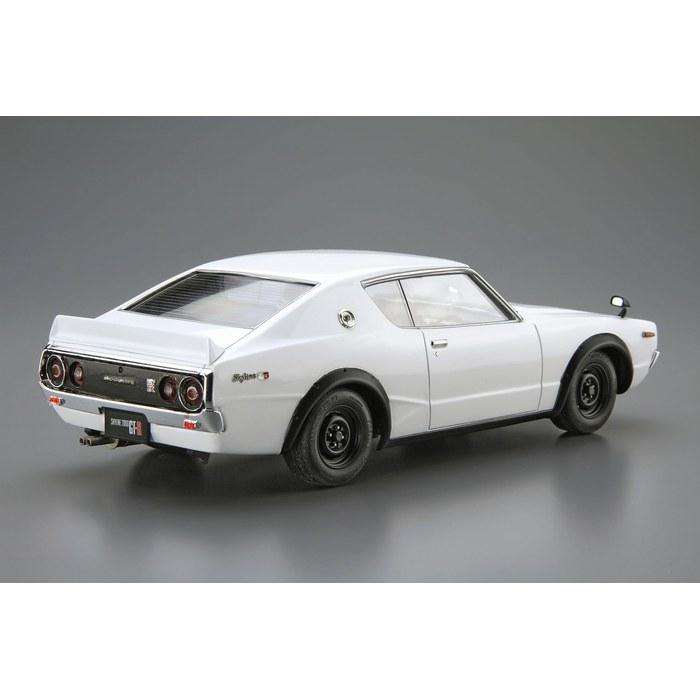Aoshima The Model Car No. 15 1/24 Nissan KPGC110 Skyline HT2000GT-R '73 Plastic Model Kit