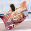 Anime Sexy Girls Cute Anime Microfiber Beach Towel Absorbent Quick Dry Soft Yoga Swimming Resort Mountain Climbing Towel