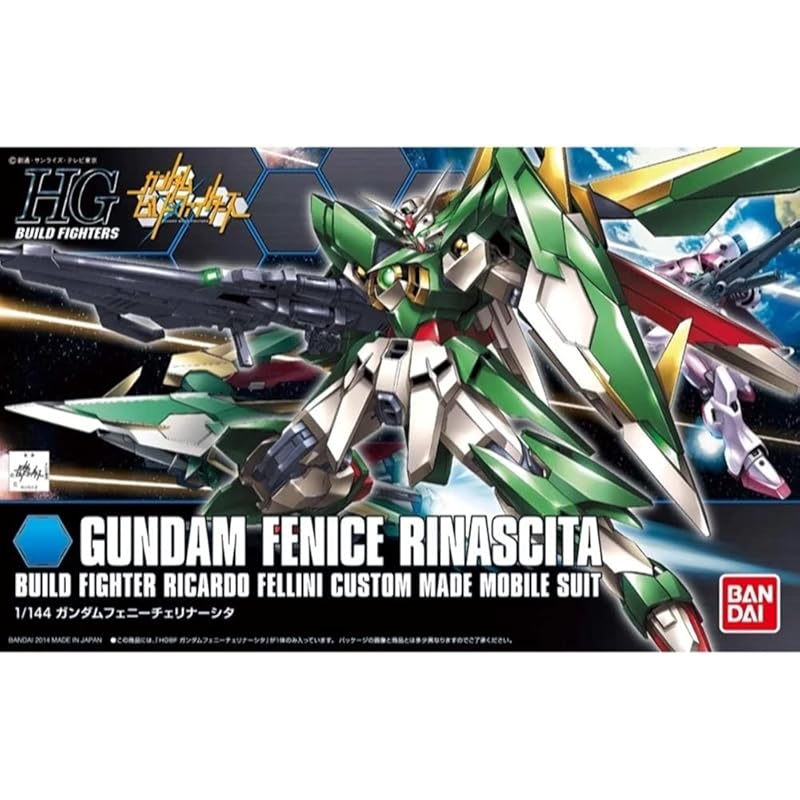 

HGBF 1/144 Gundam Fenice Rinascita Color-coded plastic model