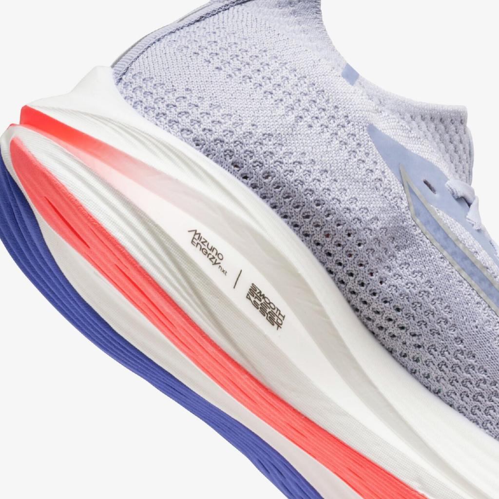 Mizuno NEO ZEN Running Purple x Silver x 2E Women's Shoes, Pink, 23.5 cm,