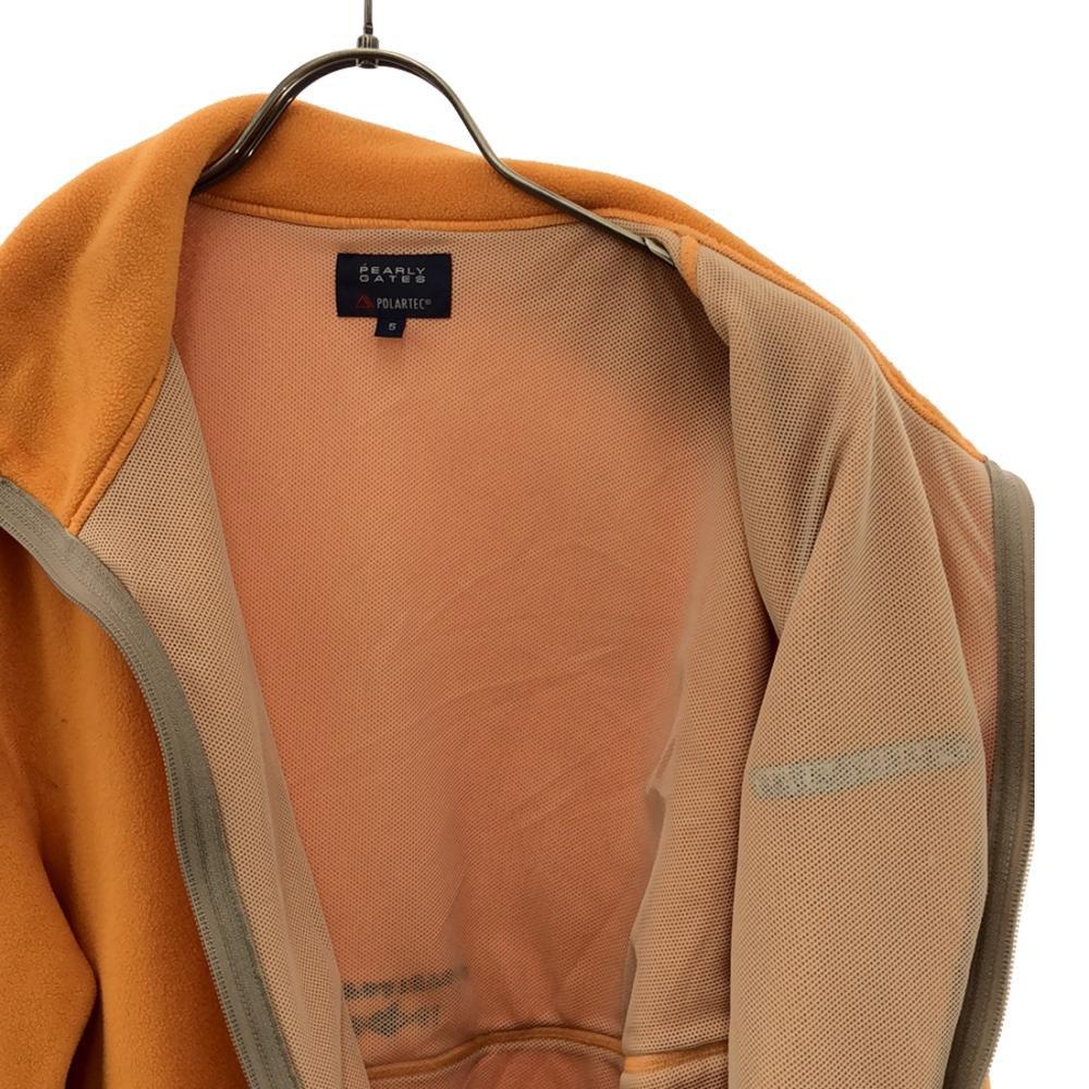 Pearly Gates Logo Embroidery Golf Fleece Jacket 5 Mesh Lining, Thumb Hole Men's Used