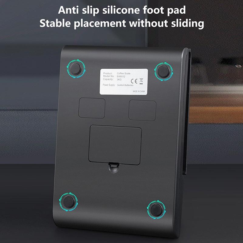 Digital Coffee Scale With Timer Led Screen Espresso Usb 3Kg Max.Weighing 0.1G High Precision Measures Kitchen Scale