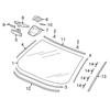 Interior Rear View Mirror For 16-22 Honda Accord Civic CRV FIT HRV 76400-TF0-A01