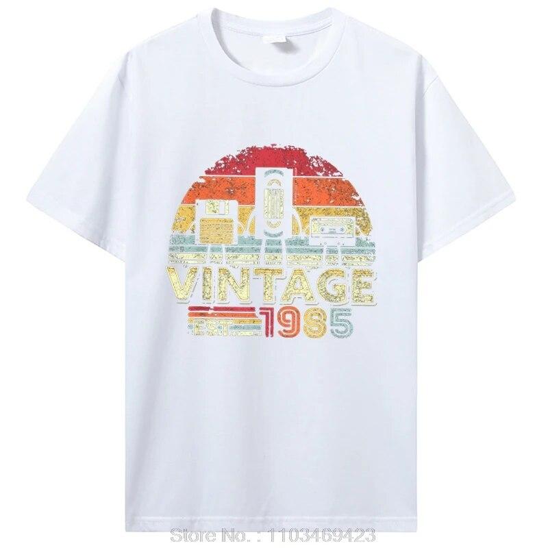 Funny Classic 1985 Original Vintage T Shirt Summer Graphic Unisex Cotton Tshirt Streetwear Birthday Awesome T-shirt Clothing