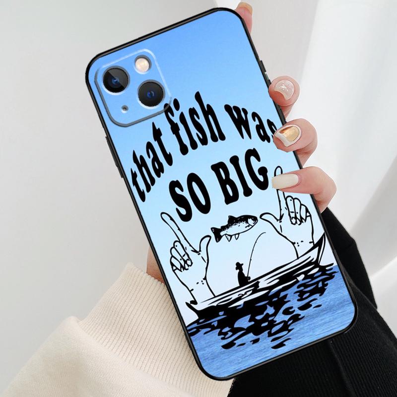 Bass Fishing Baits Lures Hook Tackle Phone Case For iPhone 17 Pro Max 14 13 12 11 15 16 Pro Max mini 15 16 Plus 16e 17 Air Cover