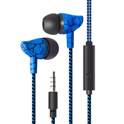 Telefon Müzik Kablolu Çatlak Kulaklık Kulak İçi Kulaklık Kablo Kontrollü 3.5mm Fiş