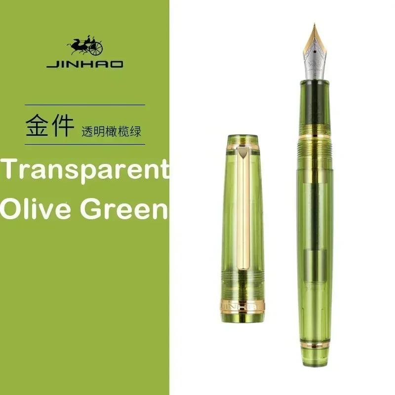 

Jinhao 82 Fountain Pen Fluorescent Green Spin Pen Popular EF F M NIB Business Office School Supplies Writing Stationery Fine 0.5mm