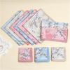 1PC Cotton Women Handkerchief Hanky Kerchiefs Square Printing Flowers Hankies