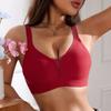 European and American Seamless Solid Color Wireless Sports Lace Bra Comfortable Sexy No-rim Underwear