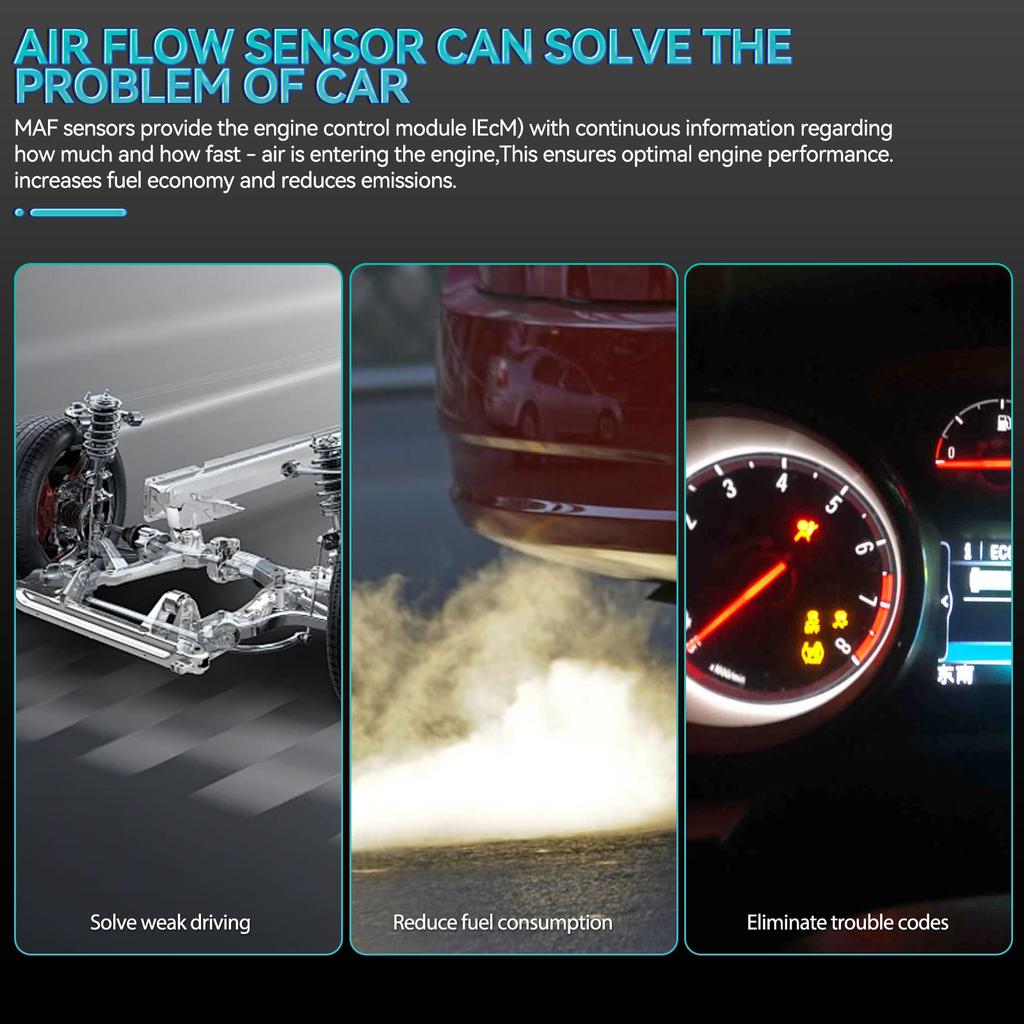 MAF Mass Air Flow Sensor Meter 5 Pins for Chevrolet Corvette Silverado Avalanche 1500 Suburban Tahoe GMC Sierra Yukon 25168491