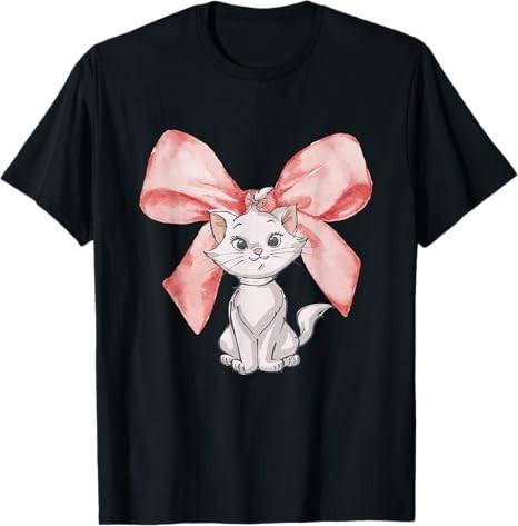 The Aristocats Big Bow Marie Black TShirt S