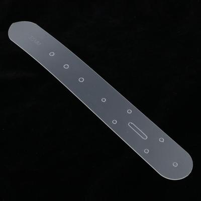 1 Stück Klare Acryl Lederhandwerk Styling Schablone für Nähwerkzeug