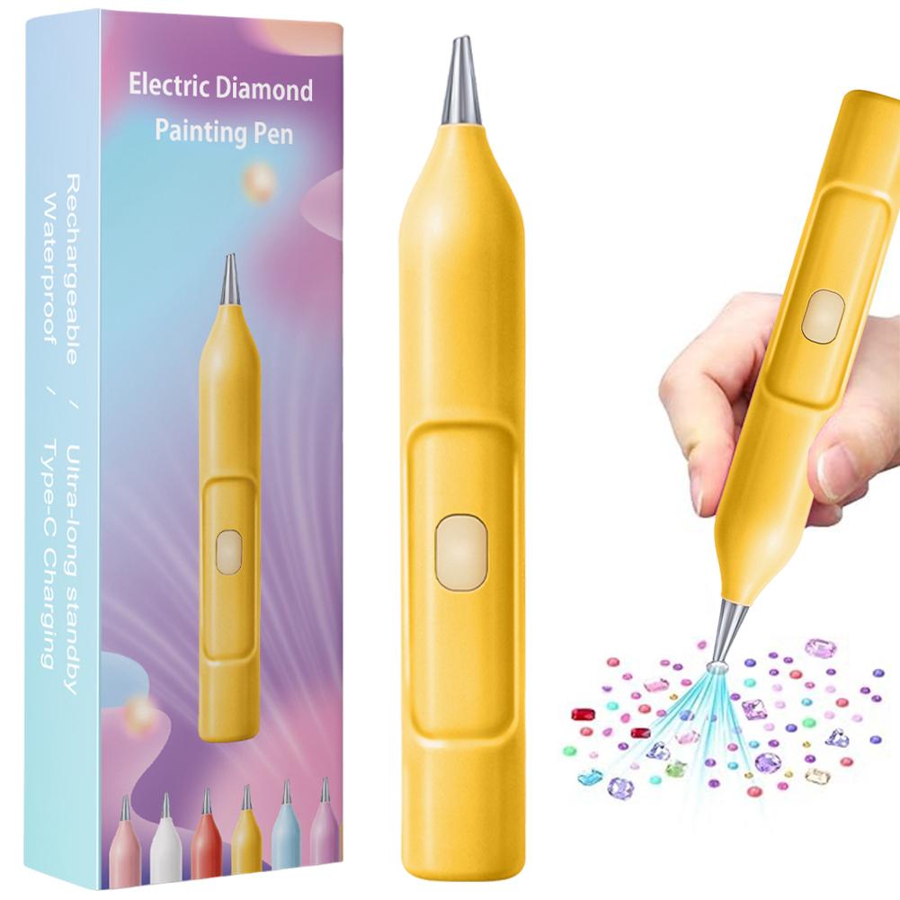 Vacuum Diamond Art Pen Wireless Electric Diamond Art Painting Pen Adjustable Suction Modes Wax-free Diamond Art Accessories Tool