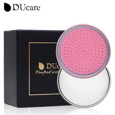 1 pçs escova de maquiagem limpador de sabão escova de lavagem almofada de silicone esteira caixa compõem ferramentas cosméticas limpas