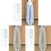 American Style Work Pants For Women With High Waist Loose Fit Breathable Fabric For Casual Daily Wear