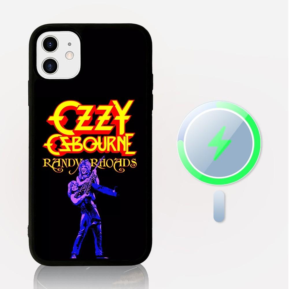 Rock Band O-Ozzy O-Osbourne Phone Case Magesafe Magnetic Wireless Charge Case For iPhone 16 11 12 13 14 15 Pro Max Plus Mini iPhone 13 Mini