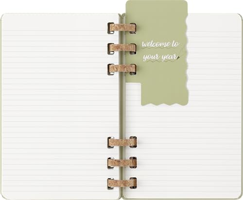 Moleskine 2026 Planner, January Start, 12-Month Spiral Academic Diary, Large Size (13cm x 21cm), Almond, DHSPP2912MWH3Y26