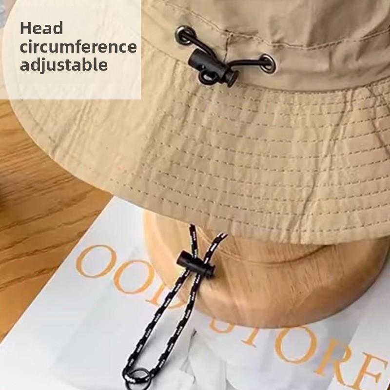 Waterproof Fisherman Hat Sun Protection Women's Summer Men's Thin Quick-Dry Cycling Folding Portable Sun Hat