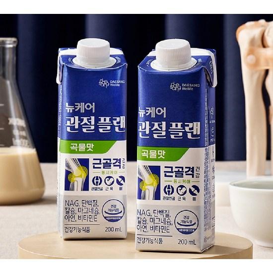 New Care Daesang Well Life Joint Plan Grain Flavor, 200ml, 24 pieces,Korean health food
