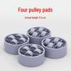 Universal Washing Machine & Refrigerator Storage Rack with Movable Drum Pad