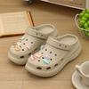 Girl Summer Eva Clog Slides With Antislip Sole For Casual Beach Wear