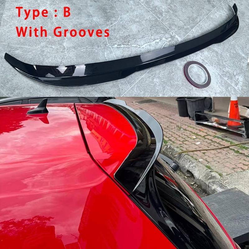 For VW Golf MK7/MK7.5 GTI GTD R R-Line 2012-2020 Maxton Style Car Rear Spoiler Cap Rear Trunk Roof Spoiler Wing Bodykit Tuning