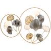Large Metal Wall Art, Modern Hanging Wall Sculpture with Unique Multi-leaf Design