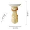 Light Luxury Candle Holder Aesthetic Art Design Jade Aromatherapy Candle Holders Modern Decoration Elegant Wedding Centerpieces