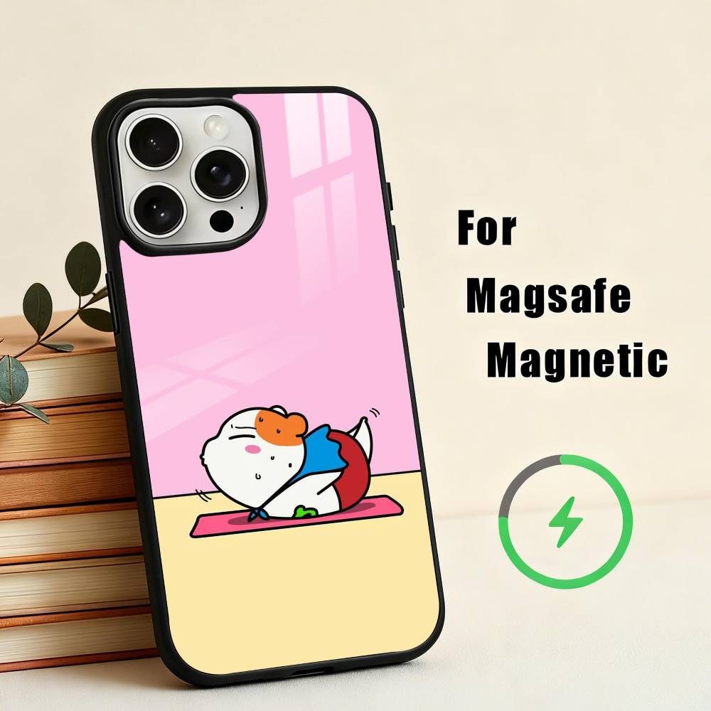 L-Lovely O-Oruchuban E-Ebichu Phone Case For iPhone17,16,15,14,13,12,11 Plus,Pro Max Magnetic For Magsafe Wireless Charging