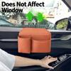 Car Interior Door Bag with Separate Compartments and PU Leather Finish for Phones, Cards, and Cables on Daily Drives
