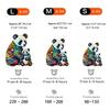 Cute Panda Pattern Wooden Puzzle, Irregular Animal Shapes, Stress Relieving Toys, Holiday Birthday Gift for Boys and Girls