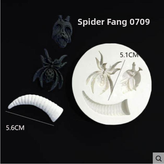 loween Sugar Art Pumpkin Skeleton Spider Owl Coffin Cake Decoration Silicone Mold Baking Cooking Tools
