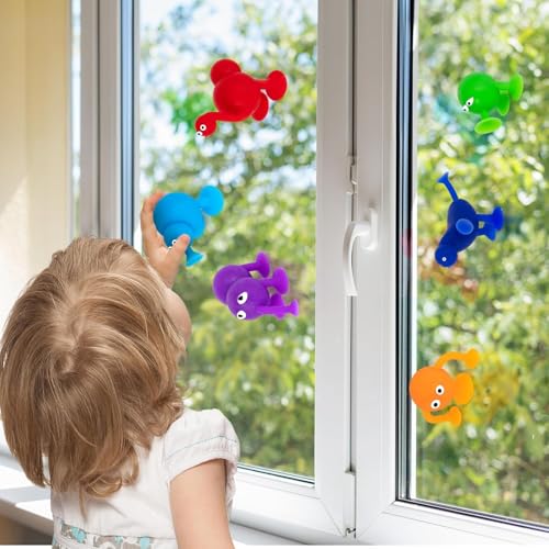 Cascais Bath Toy, a New Sensational Building Block [Recommended by Toy Consultants and Toy Teachers] Squeeze Toy with Suction Cups, Perfect Birthday G