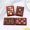 Dollhouse Chocolate Gift Box Toy Model Miniature Props Simulation Toy
