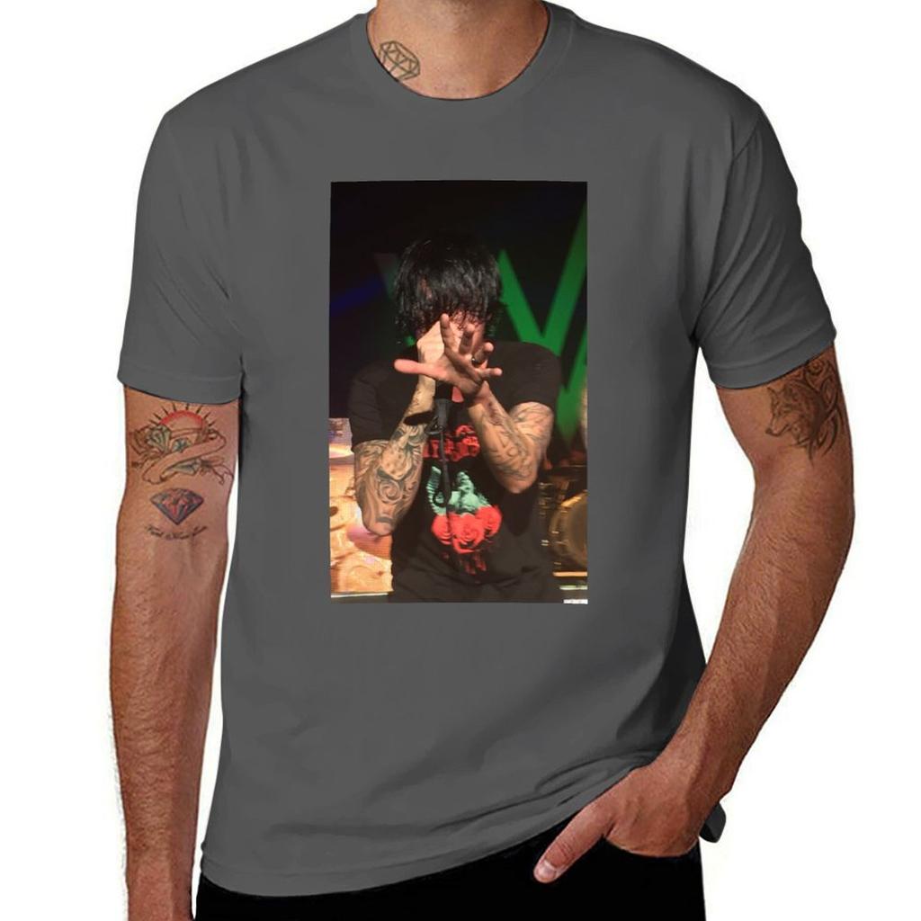 Kellin Quinn Tshirt Summer Tops Anime Clothes T Shirts for Men Cotton