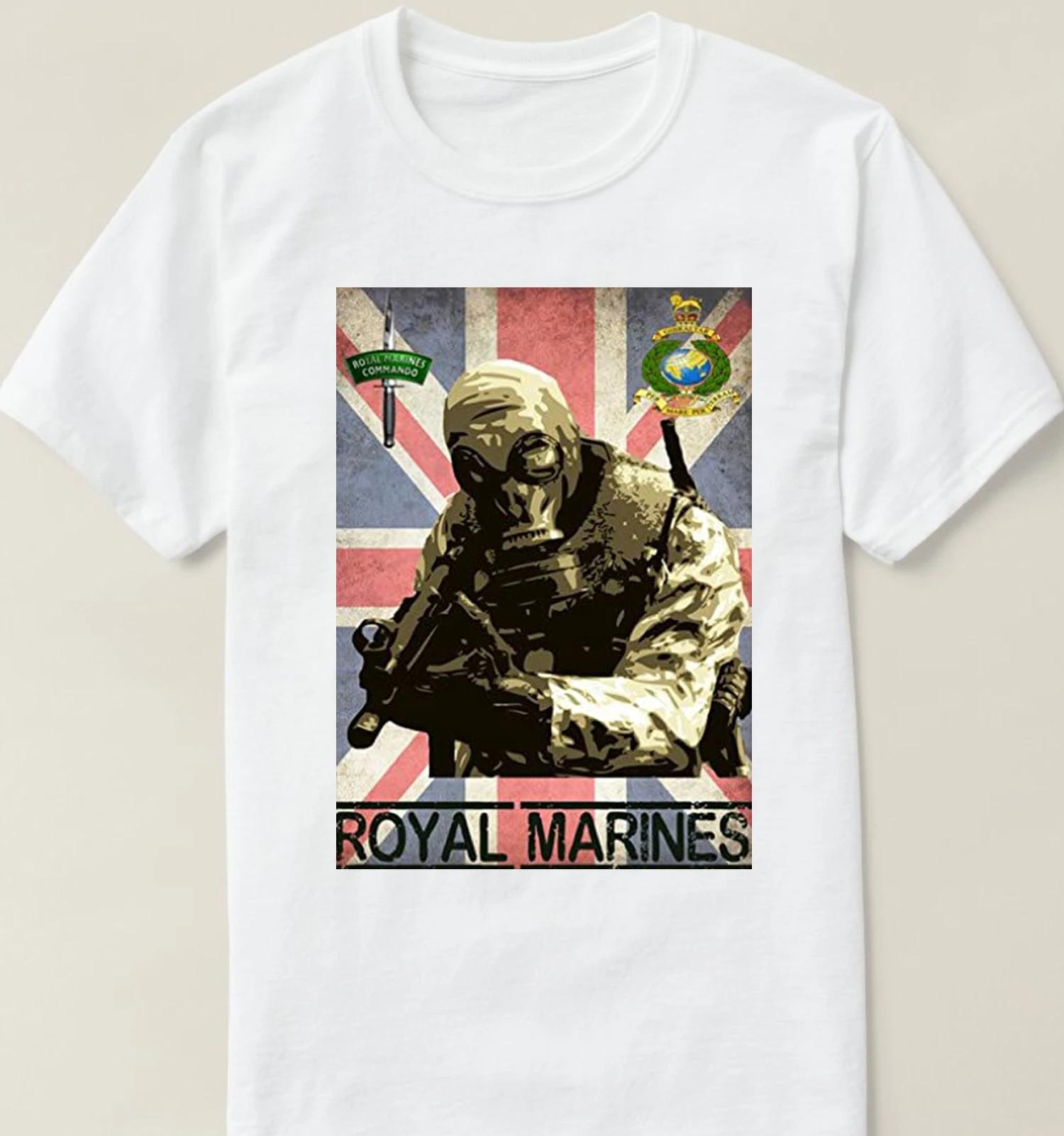 Royal Marines Commando TShirt Summer Cotton ONeck Short Sleeve Mens T Shirt New S3XL S
